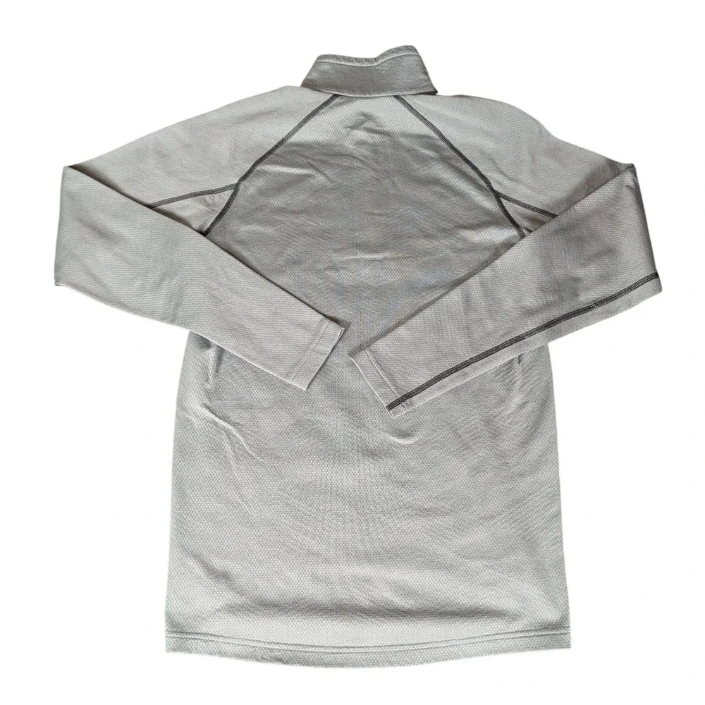 Under Armour ColdGear Mens Gray Textured 1/4 Zip Fitted Training Pullover SM - Picture 3 of 9